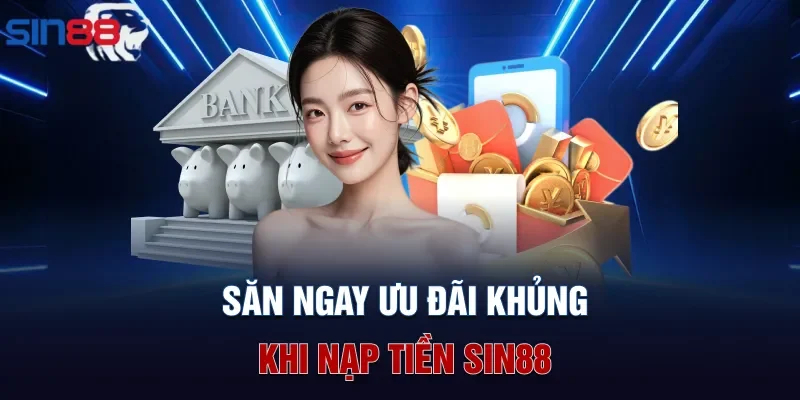 Săn ngay ưu đãi khủng khi nạp tiền Sin88